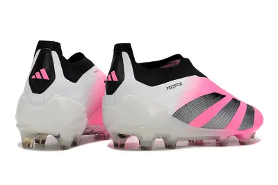 Adidas Predator Elite Laceless FG - Pink/Luminous Pink/Pearl White