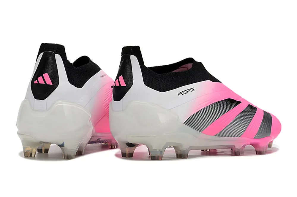 Adidas Predator Elite Laceless FG - Pink/Luminous Pink/Pearl White