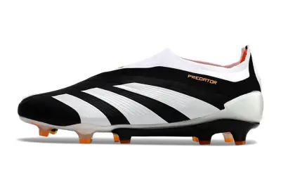 Adidas Predator Elite Laceless FG - Black/Electric Orange/White