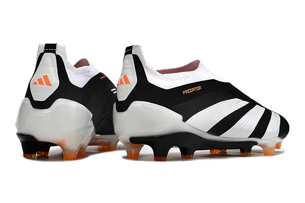 Adidas Predator Elite Laceless FG - Black/Electric Orange/White