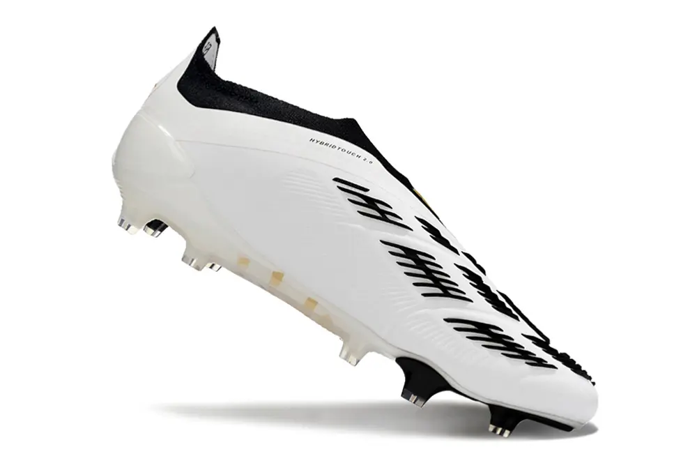 Adidas Predator Elite Laceless FG - White/Gold Accent/Black Sole