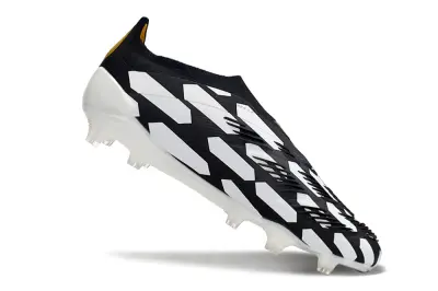 Adidas Predator Elite Laceless FG - Black/Gold/White
