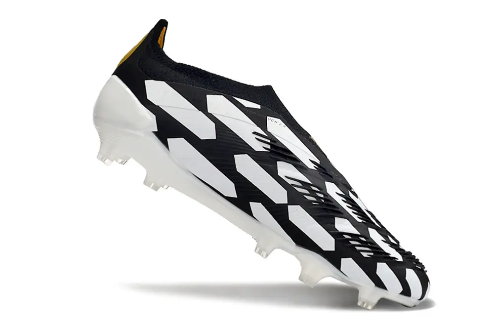Adidas Predator Elite Laceless FG - Black/Gold/White