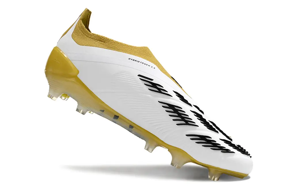 Adidas Predator Elite Laceless FG - White/Solar Yellow/Black