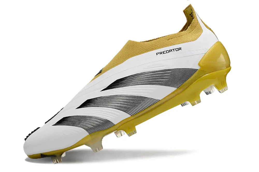 Adidas Predator Elite Laceless FG - White/Solar Yellow/Black
