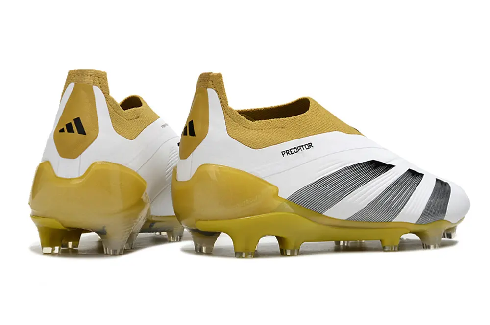 Adidas Predator Elite Laceless FG - White/Solar Yellow/Black