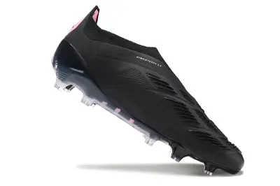 Adidas Predator Elite Laceless FG - Black/Pink Flash/Core Black
