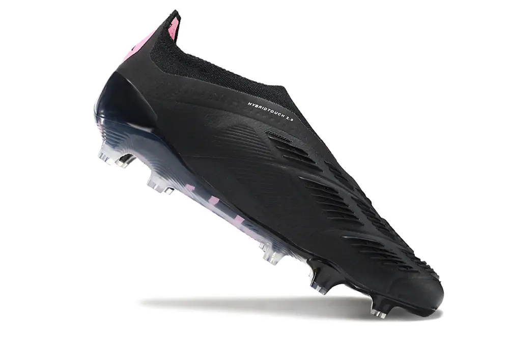 Adidas Predator Elite Laceless FG - Black/Pink Flash/Core Black