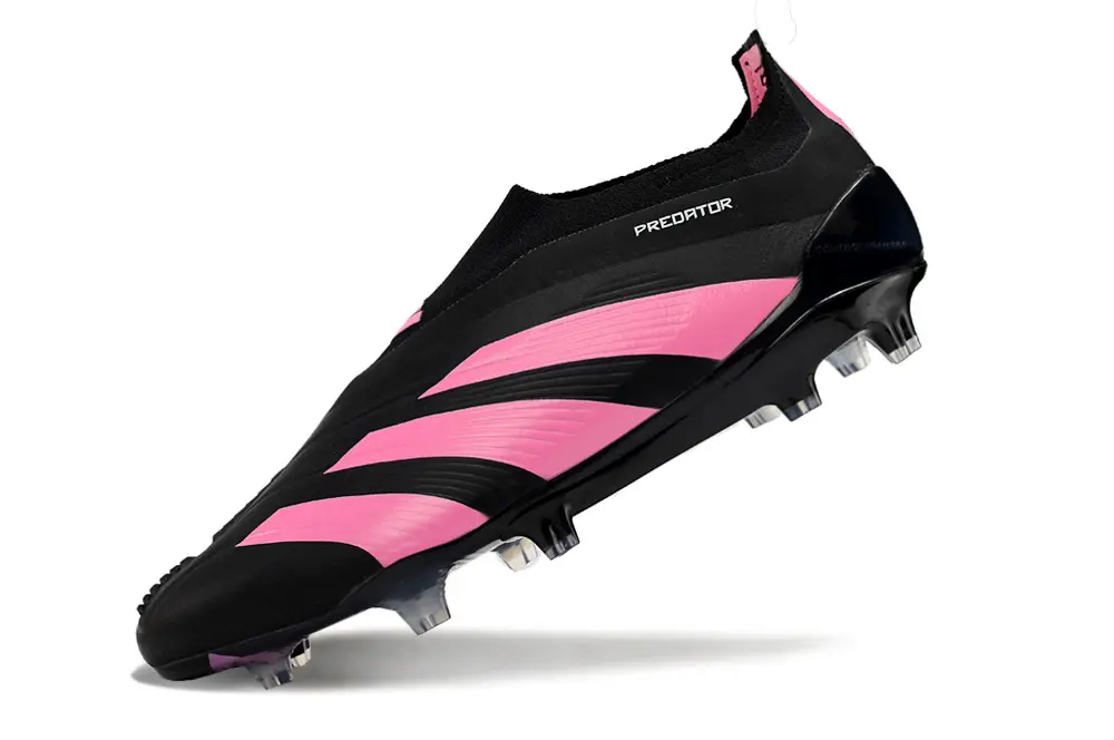 Adidas Predator Elite Laceless FG - Black/Pink Flash/Core Black