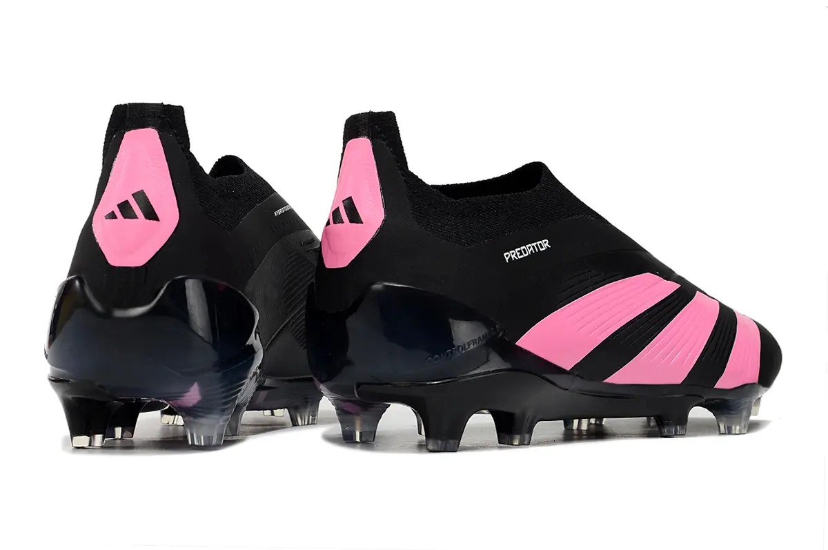 Adidas Predator Elite Laceless FG - Black/Pink Flash/Core Black