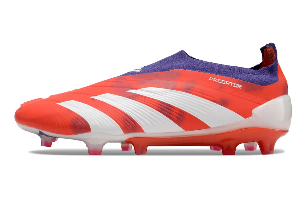Adidas Predator Elite Laceless FG - Red/Vibrant Red/Deep Purple