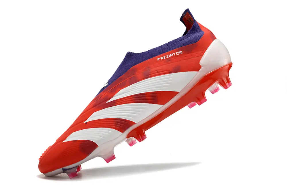 Adidas Predator Elite Laceless FG - Red/Vibrant Red/Deep Purple