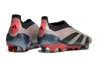 Adidas Predator Elite Laceless FG - Beige/Crimson/Graphite