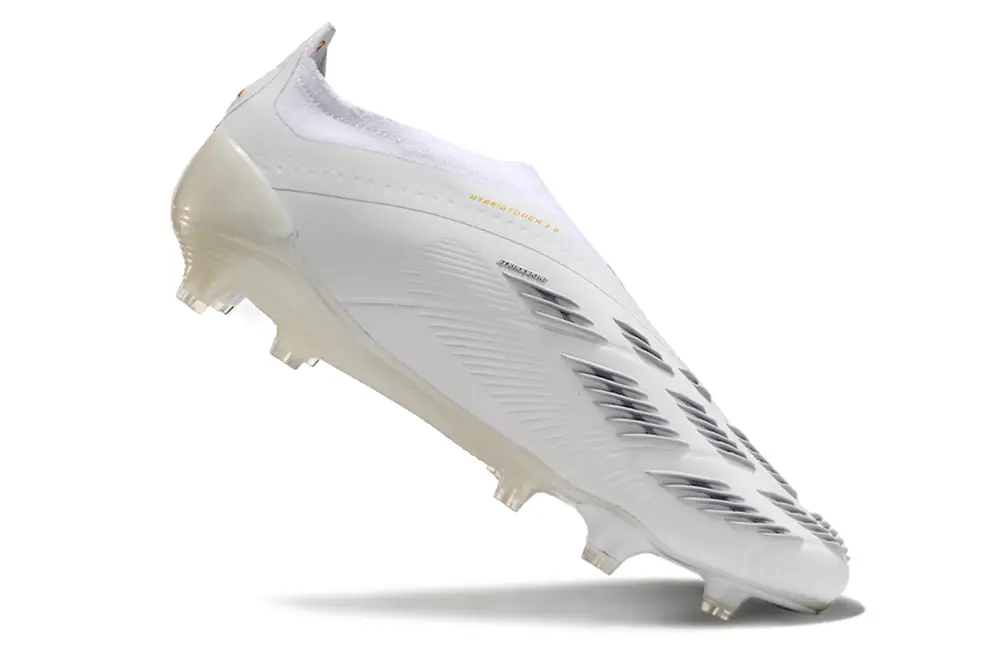 Adidas Predator Elite Laceless FG - White/Metallic Gold/White