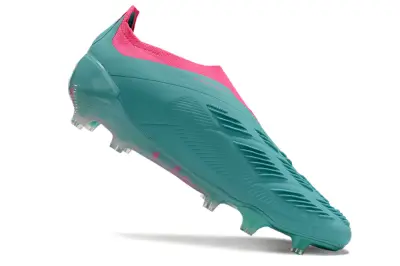 Adidas Predator Elite Laceless FG - Aqua/Electric Pink/Turquoise Blue
