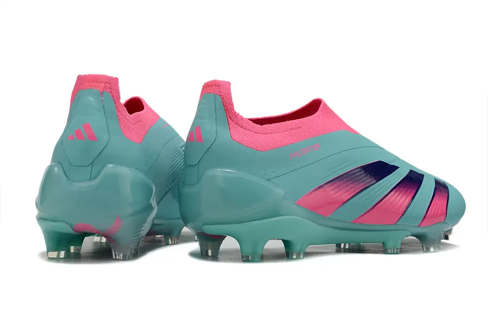 Adidas Predator Elite Laceless FG - Aqua/Electric Pink/Turquoise Blue