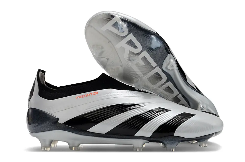 Adidas Predator Elite Laceless FG - Black/Classic White/Power Red