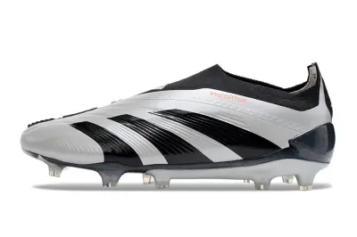 Adidas Predator Elite Laceless FG - Black/Classic White/Power Red