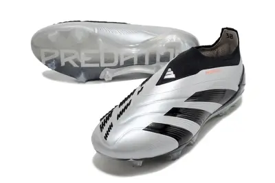 Adidas Predator Elite Laceless FG - Black/Classic White/Power Red