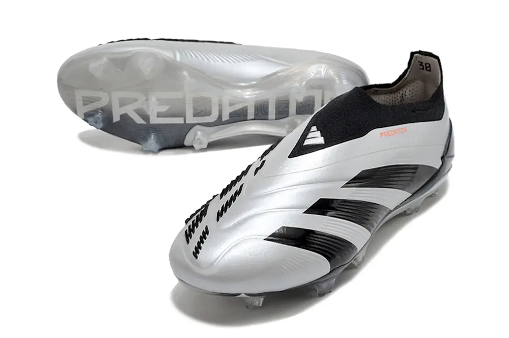 Adidas Predator Elite Laceless FG - Black/Classic White/Power Red