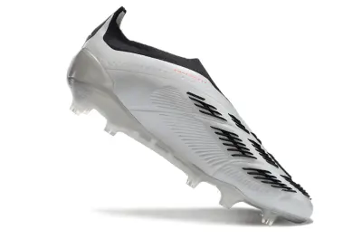 Adidas Predator Elite Laceless FG - Black/Classic White/Power Red
