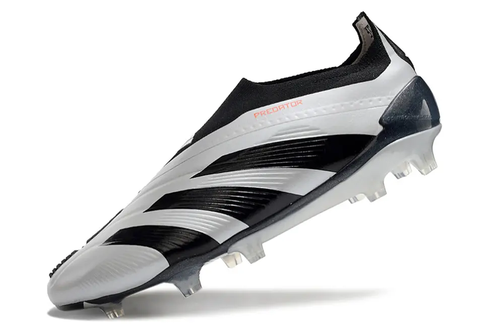 Adidas Predator Elite Laceless FG - Black/Classic White/Power Red