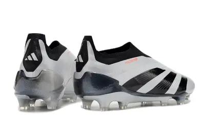 Adidas Predator Elite Laceless FG - Black/Classic White/Power Red