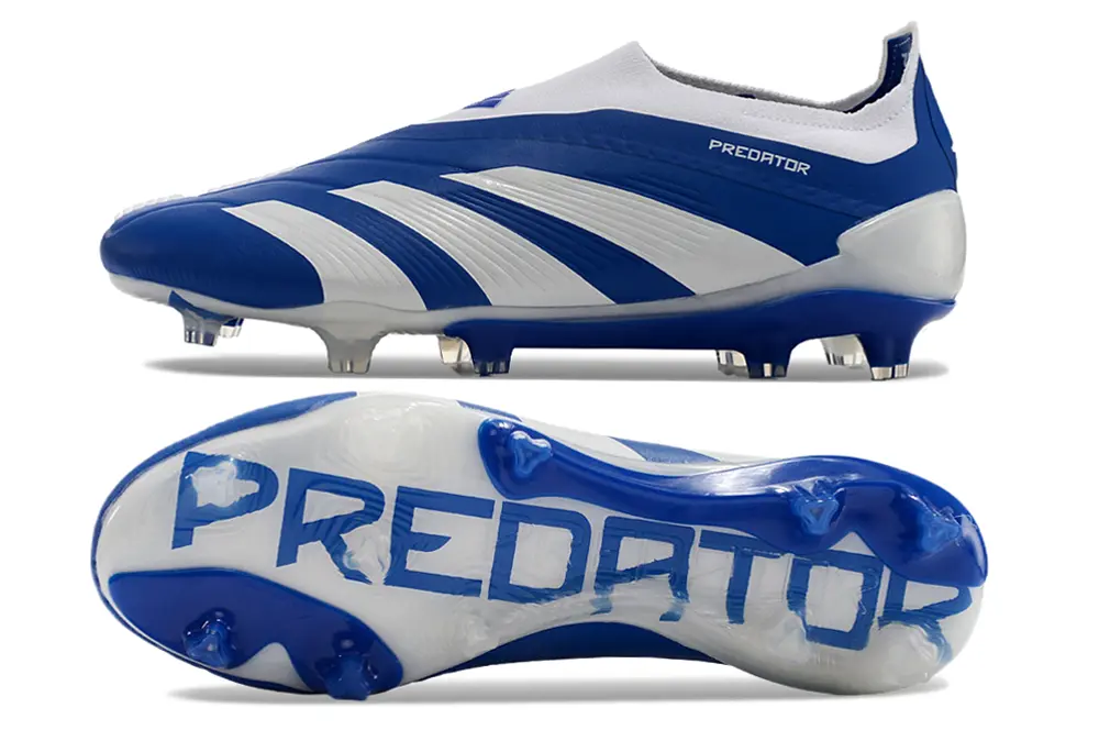 Adidas Predator Elite Laceless FG - Blue/Electric Blue/White