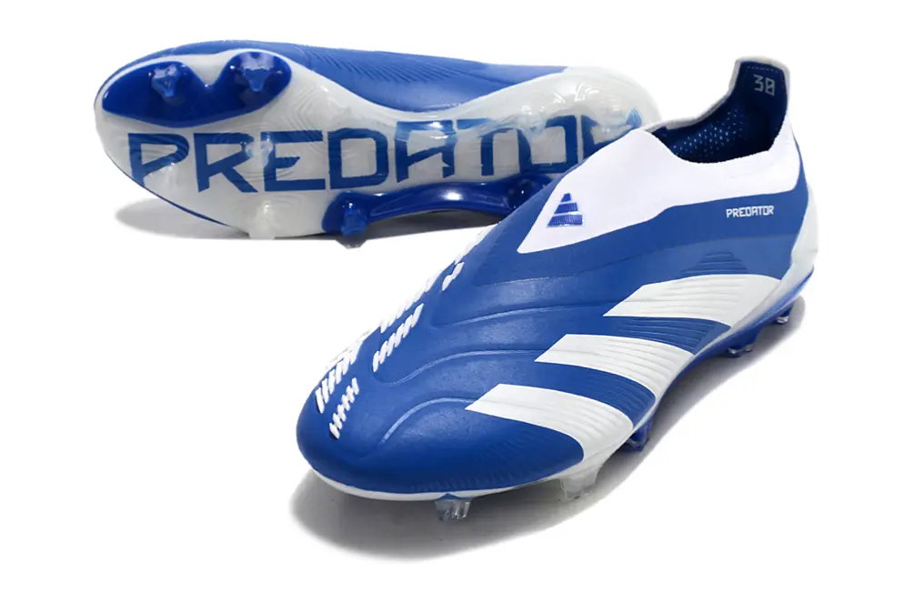 Adidas Predator Elite Laceless FG - Blue/Electric Blue/White