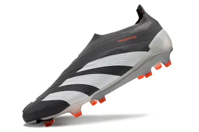 Adidas Predator Elite Laceless FG - Gray/White/Orange