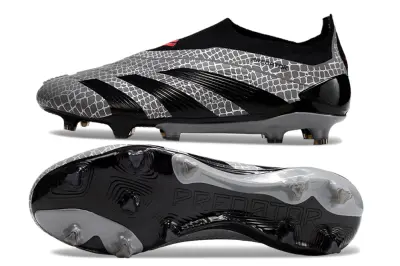 Adidas Predator Elite Laceless FG - Grey/Black/White
