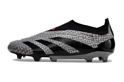 Adidas Predator Elite Laceless FG - Grey/Black/White