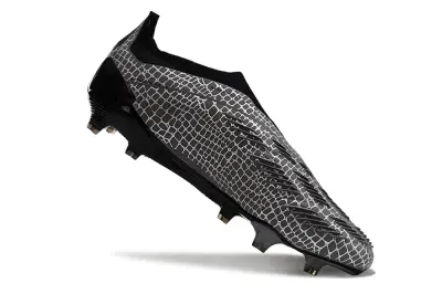 Adidas Predator Elite Laceless FG - Grey/Black/White