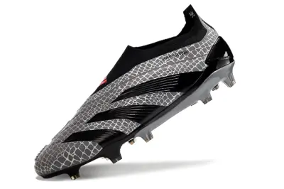 Adidas Predator Elite Laceless FG - Grey/Black/White