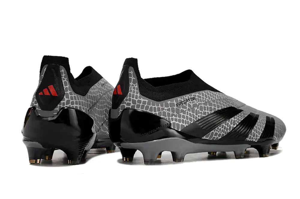 Adidas Predator Elite Laceless FG - Grey/Black/White