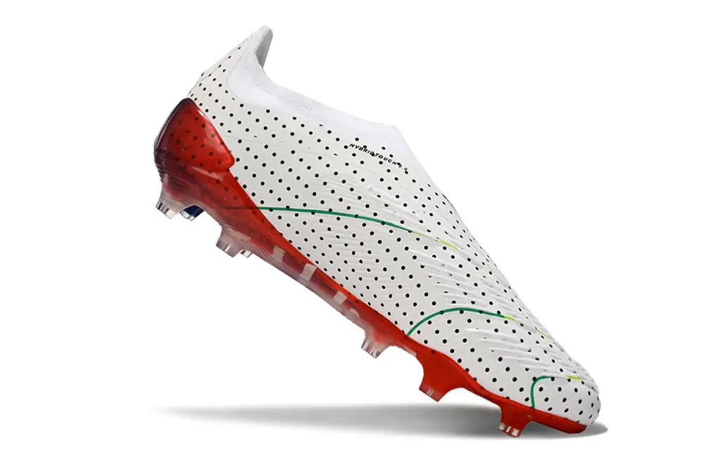 Euphoria x Adidas Predator Elite Laceless FG - White/Electric Blue/Fiery Red
