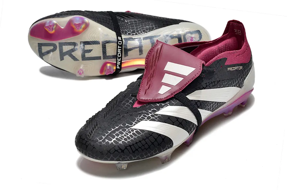 Adidas Predator Elite Foldover Tongue FG - Black/Crimson Red/White