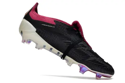 Adidas Predator Elite Foldover Tongue FG - Black/Crimson Red/White