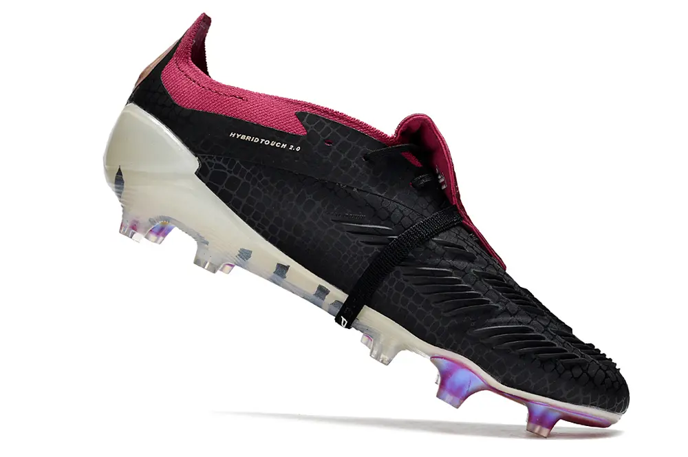 Adidas Predator Elite Foldover Tongue FG - Black/Crimson Red/White