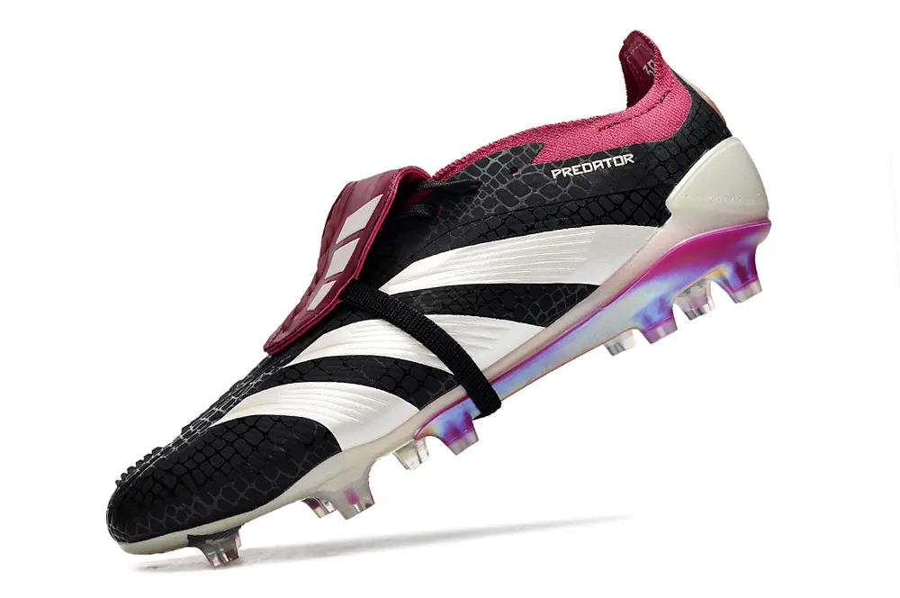 Adidas Predator Elite Foldover Tongue FG - Black/Crimson Red/White