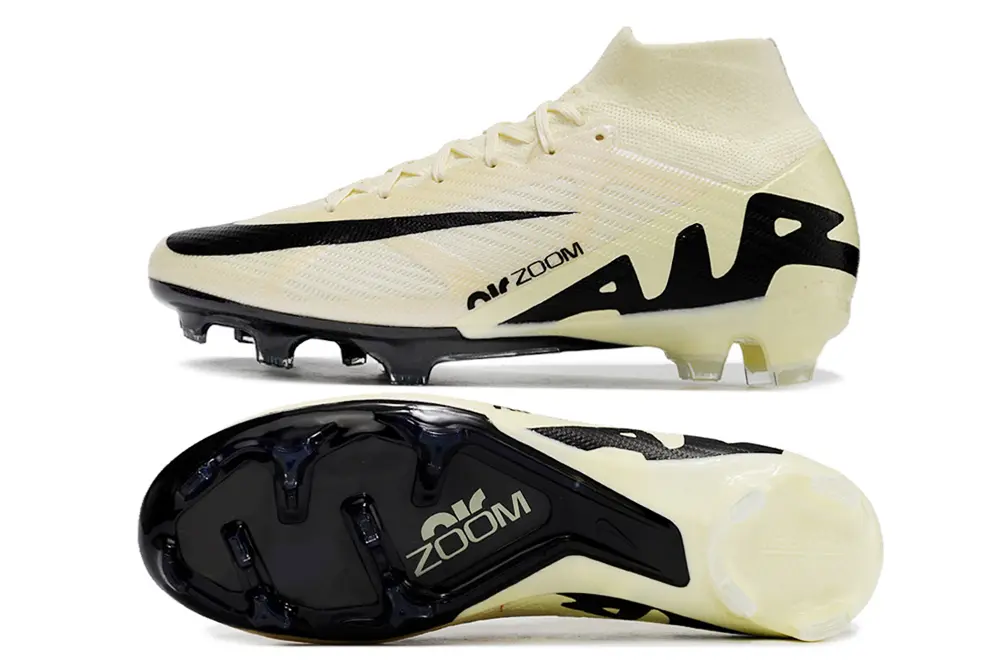 Nike Air Zoom Mercurial Superfly 9 Elite FG - Cream/Sleek Black/Soft Cream