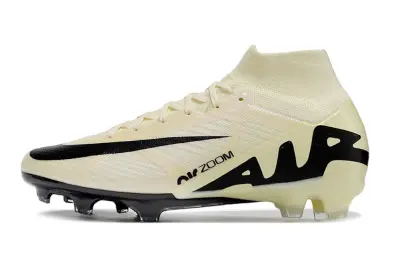 Nike Air Zoom Mercurial Superfly 9 Elite FG - Cream/Sleek Black/Soft Cream