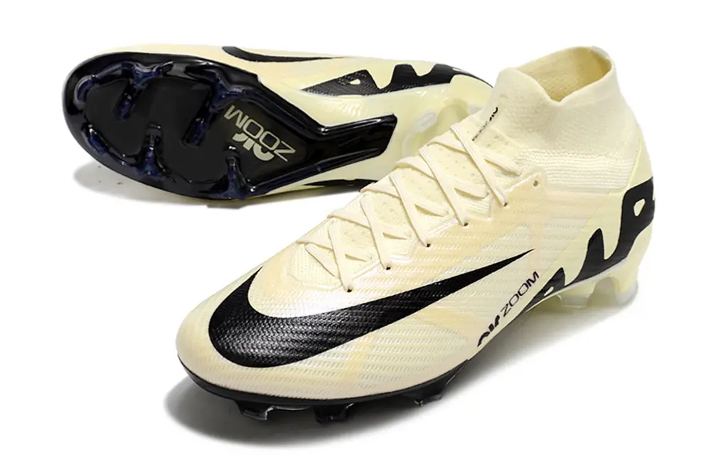 Nike Air Zoom Mercurial Superfly 9 Elite FG - Cream/Sleek Black/Soft Cream