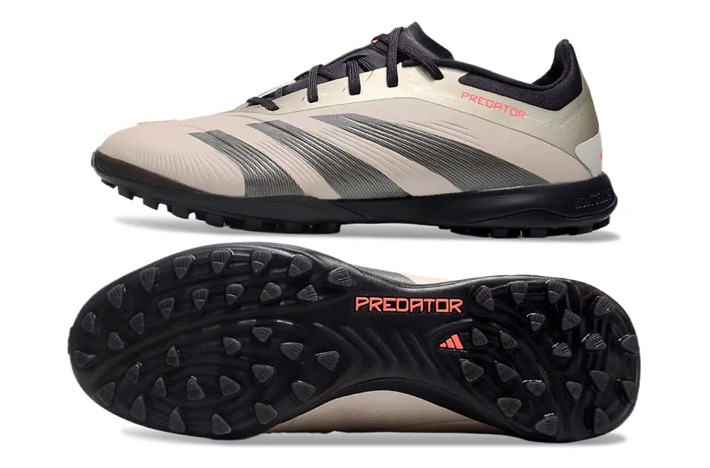 Adidas Predator 24 Elite TF - Beige/Soft Sand/Graphite Black