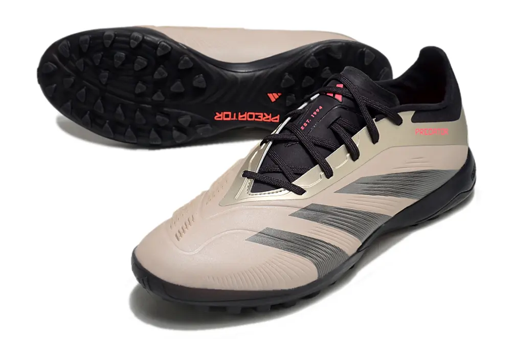 Adidas Predator 24 Elite TF - Beige/Soft Sand/Graphite Black