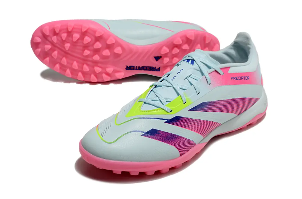Adidas Predator 24 Elite TF - Blue/Neon Green/Pink