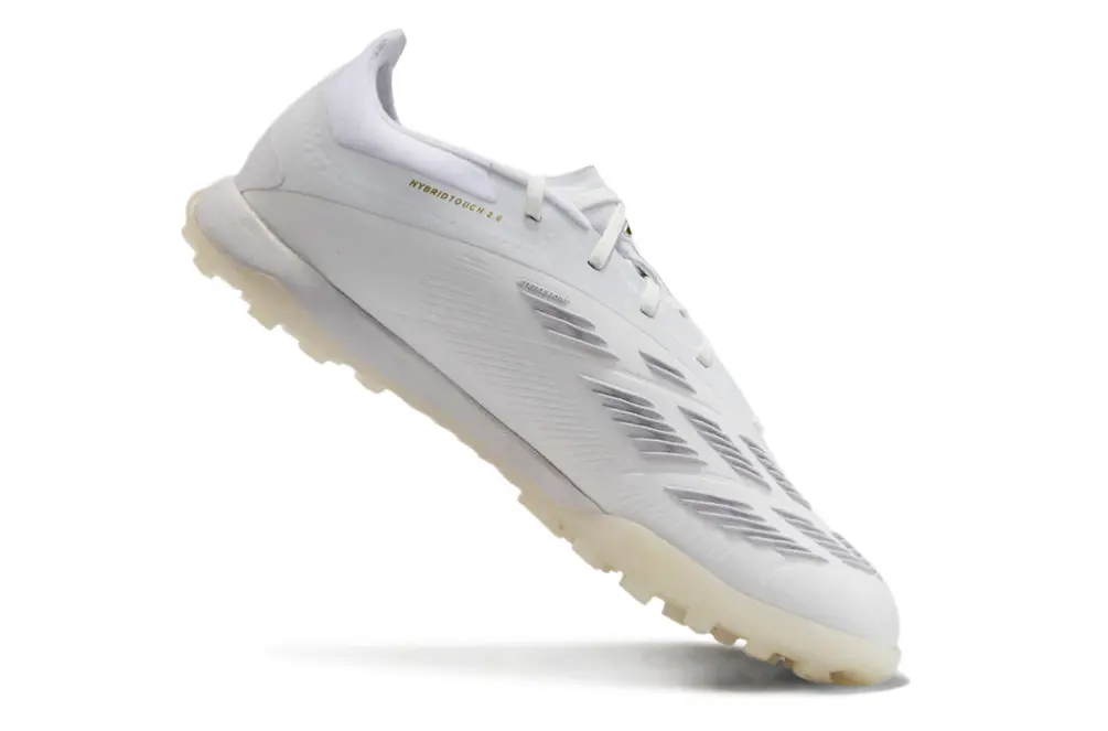 Adidas Predator 24 Elite TF - White/Gold Accents/Clean White