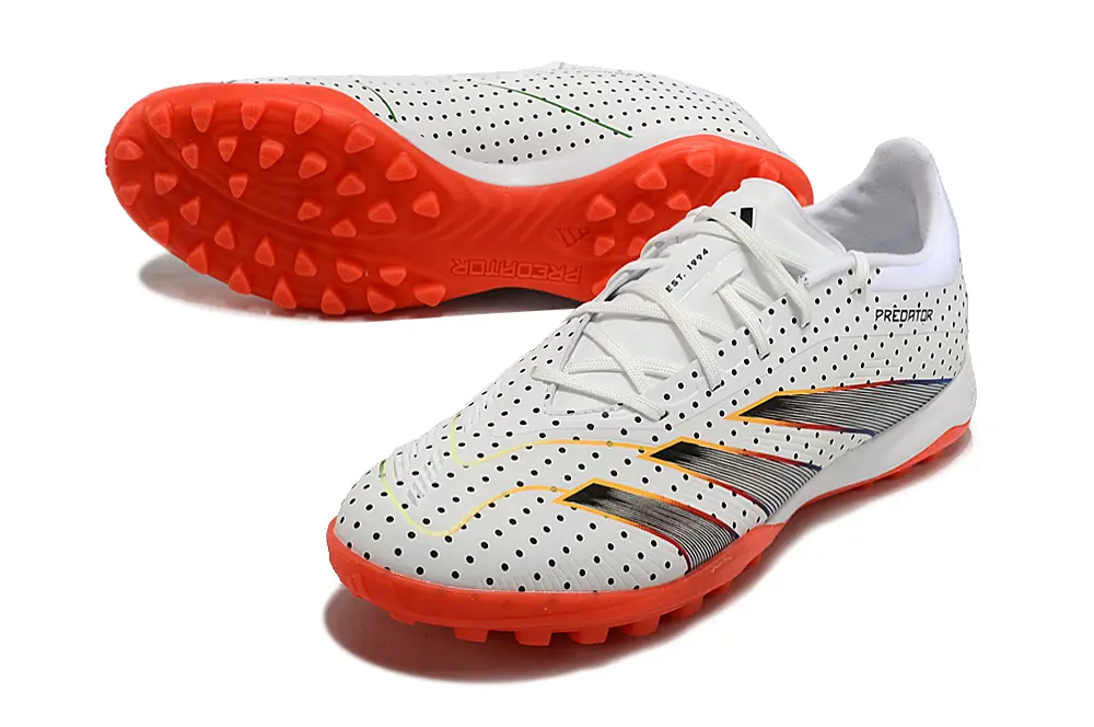 Adidas Predator 24 Elite TF - White/Fiery Orange/Sleek Black