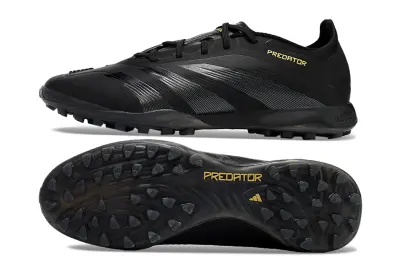 Adidas Predator 24 Elite TF - Black/Dazzling Black/Metallic Gold