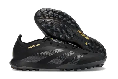 Adidas Predator 24 Elite TF - Black/Dazzling Black/Metallic Gold